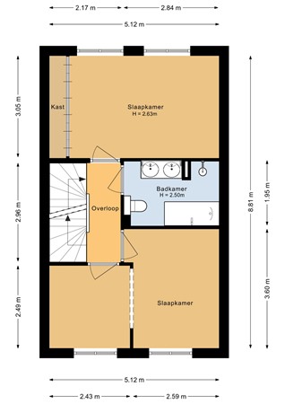 Floorplan - Polkampen 9, 3751 JC Bunschoten-Spakenburg
